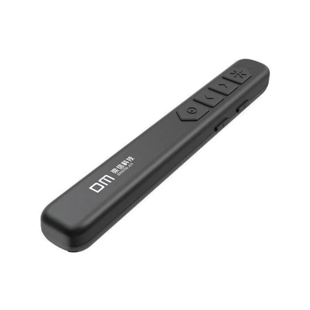 DM PT001C Red Laser Wireless Presenter & Pointer 2.4GHz - Black
