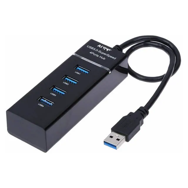 AiTNT USB 3.0 SuperSpeed 4-Port Hub – 30cm