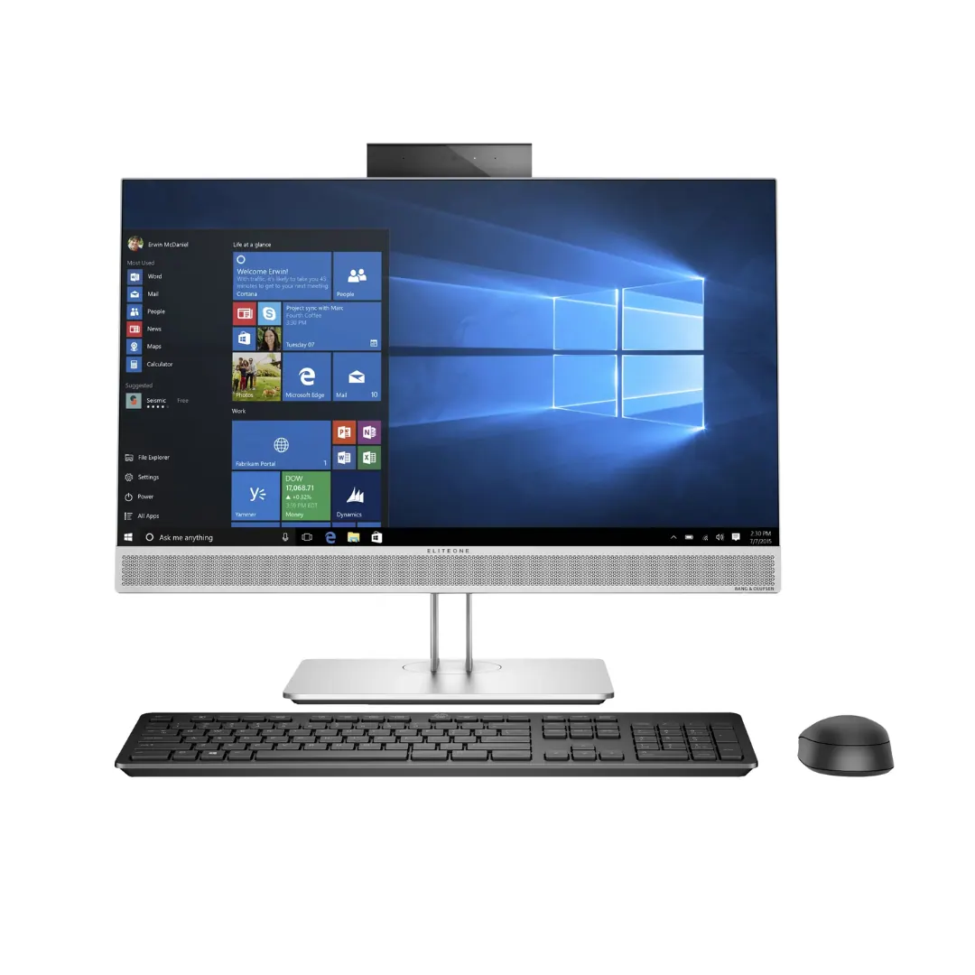 HP EliteOne 800 G4 23.8-inch Touch All-in-One PC – Intel Core i5 8th Gen, 8GB RAM, 256GB SSD, FHD, Used