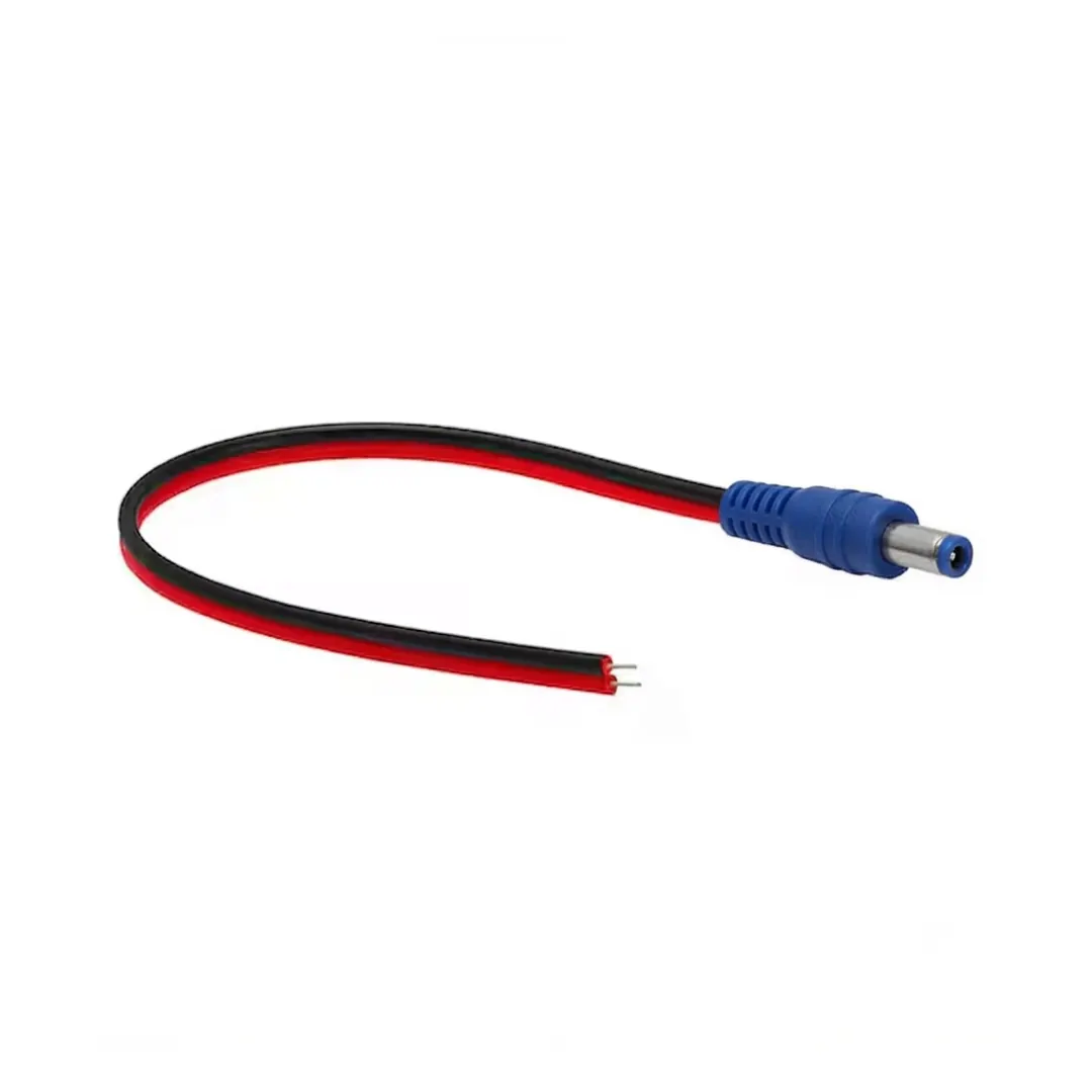 CCTV Male Power Lead Cable Connector for Security Cameras
