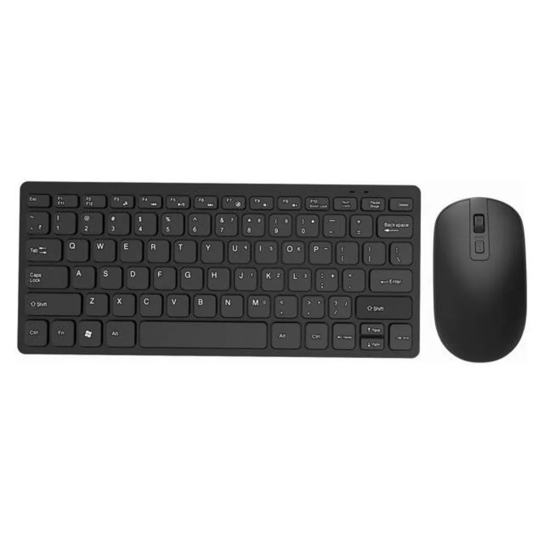 Stinger SKM-100 AR/EN 2.4G Wireless Keyboard & Mouse Combo 78 Keys - Black
