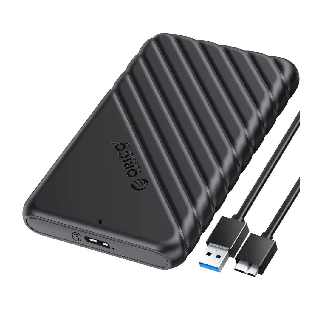 ORICO 25PW1-U3 2.5-Inch USB 3.0 Micro-B SATA HDD/SSD Enclosure – Black