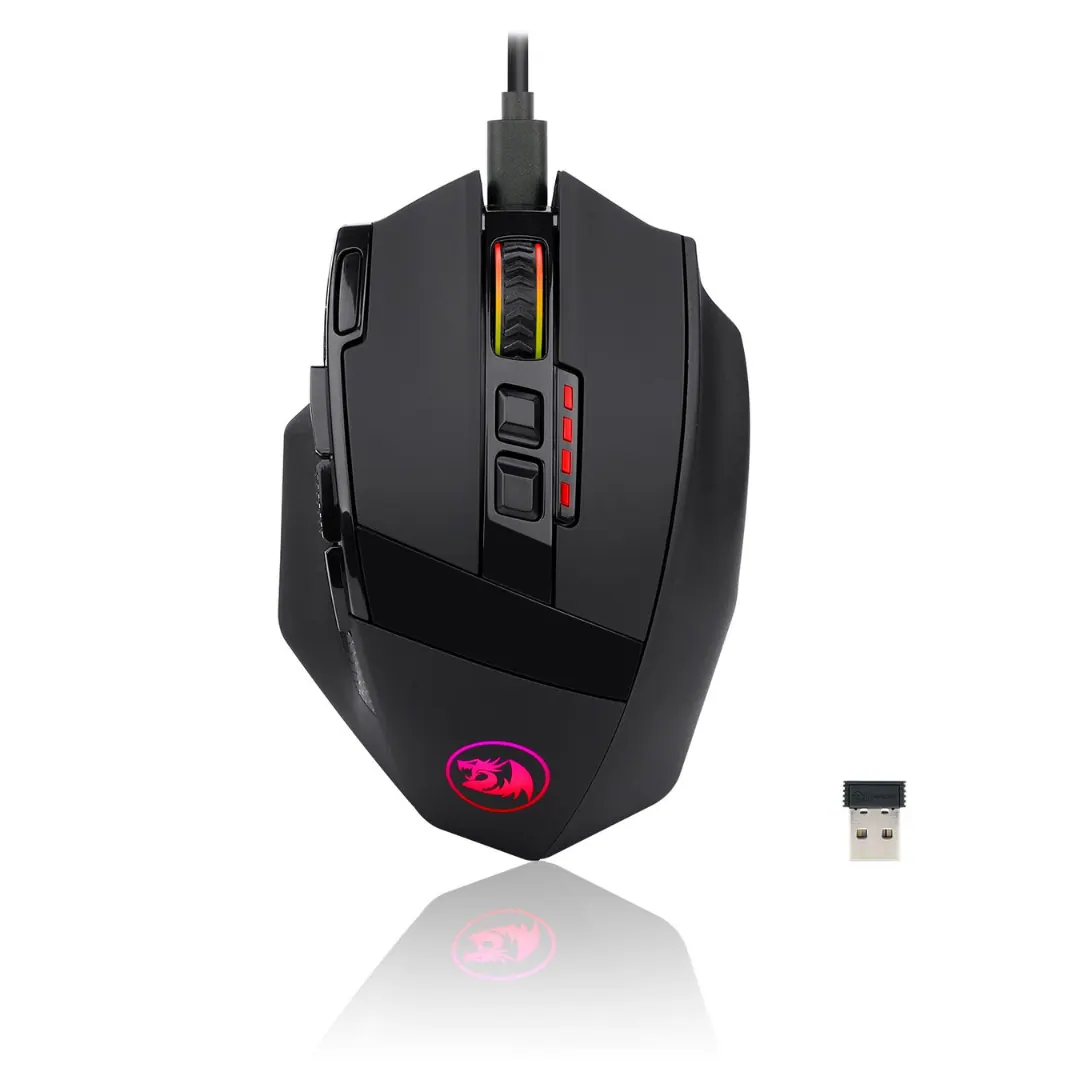 Redragon Sniper Pro M801P-RGB Wireless Gaming Mouse 16000DPI - Black