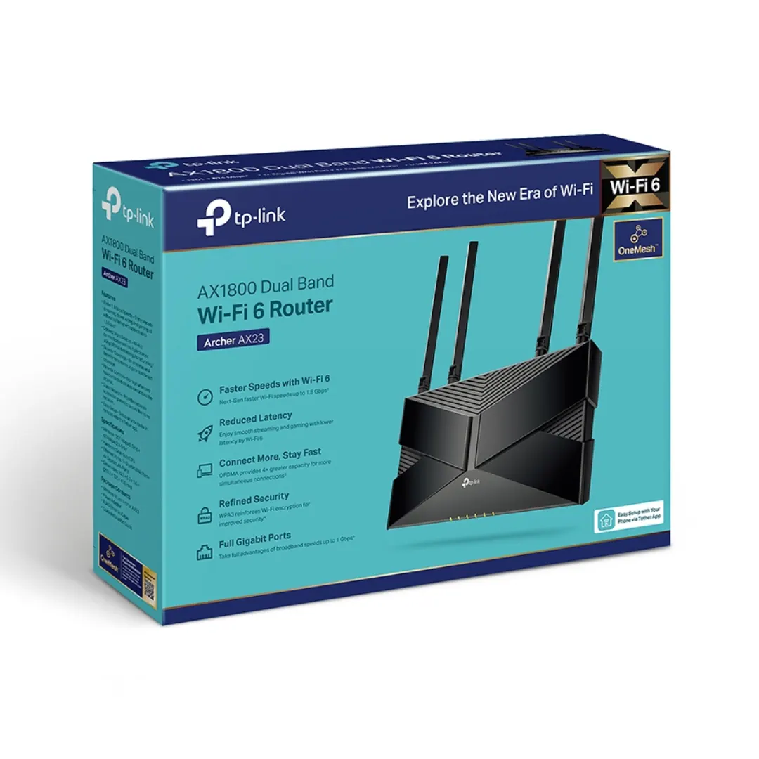 TP-Link Archer AX23 AX1800 Dual-Band Wi-Fi 6 Router