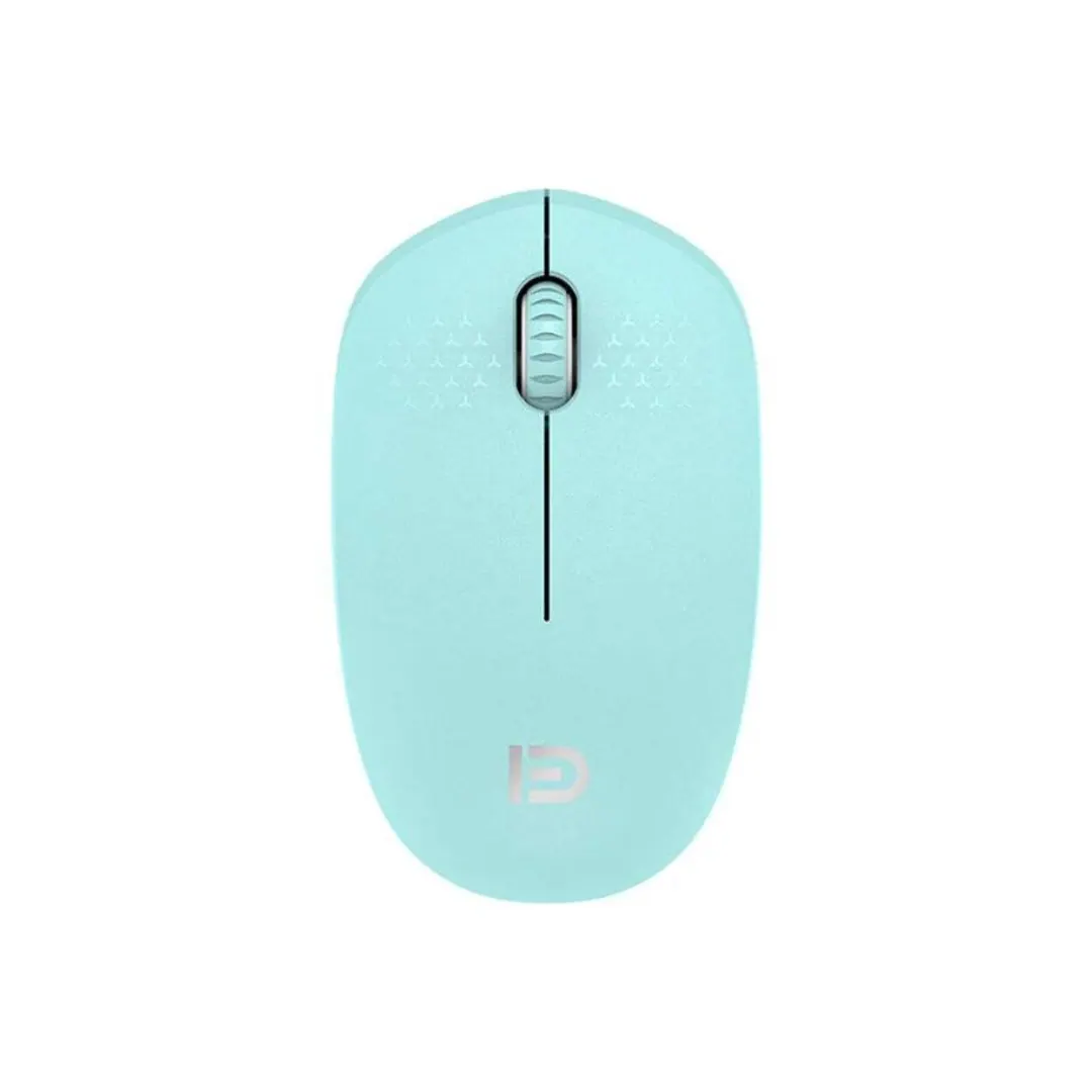 Fude i210 Silent 2.4GHz Wireless Optical Mouse - Green