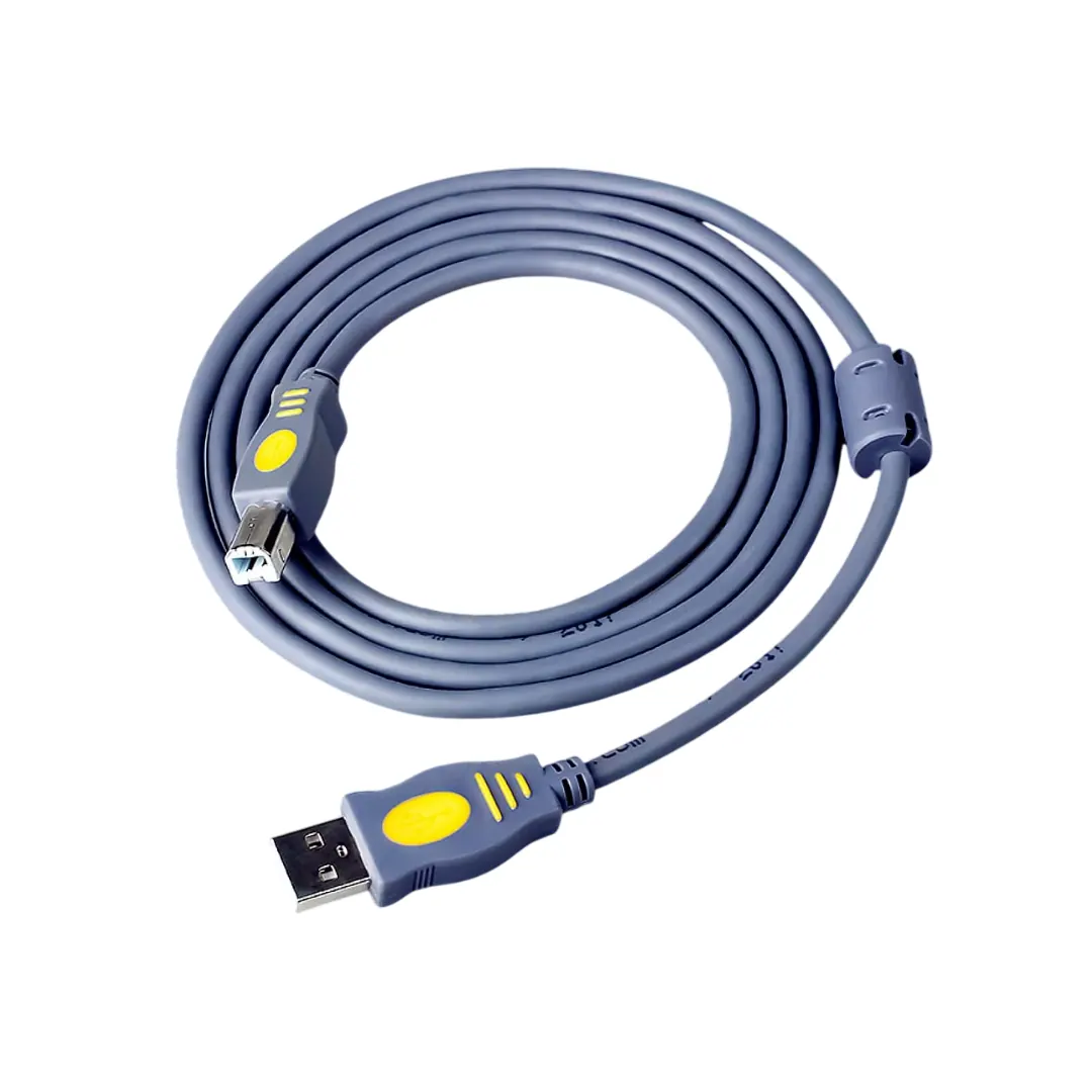JH-Cable USB 2.0 A Male to B Male Printer Cable 480Mbps with Ferrite Core