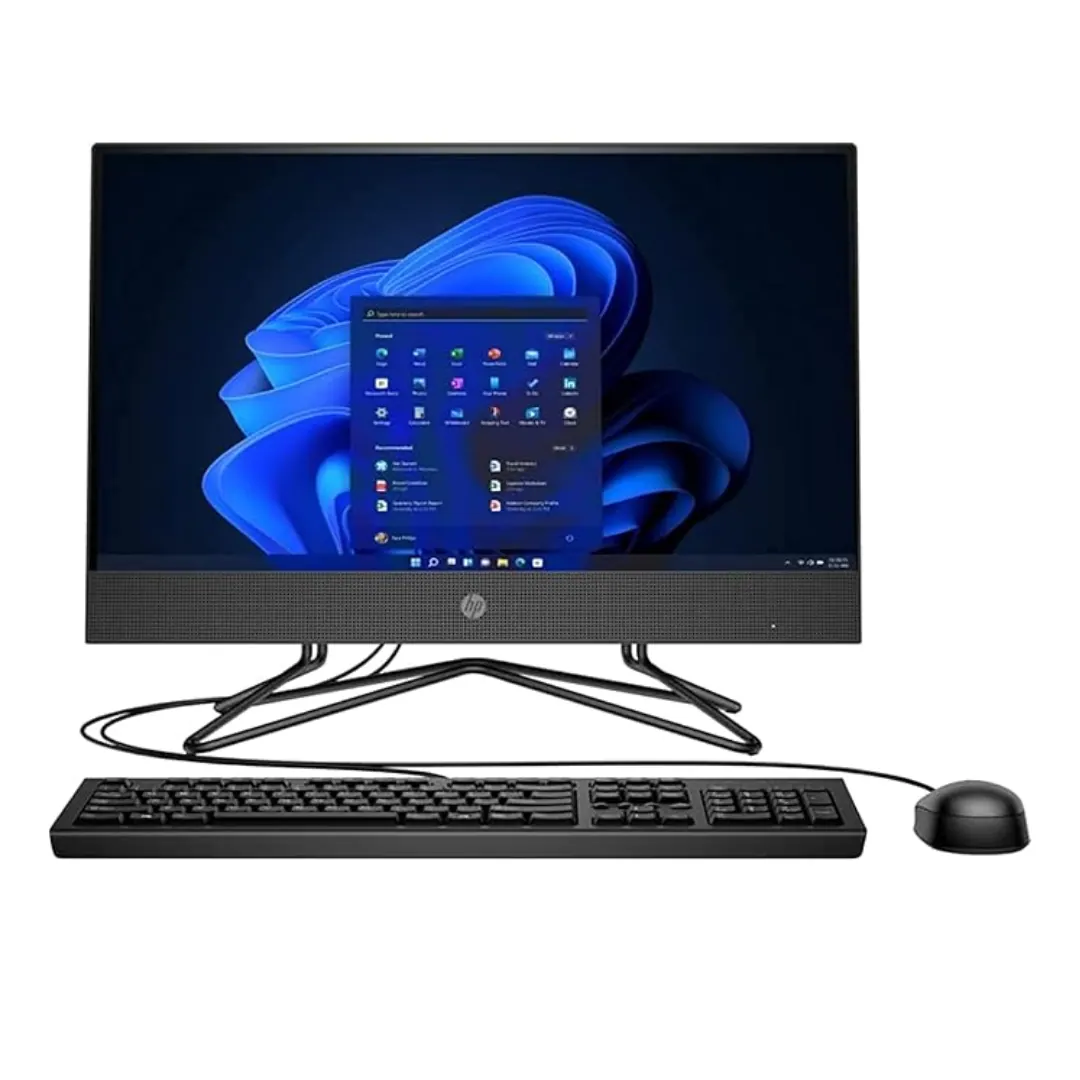 HP 200 G4 22-inch All-in-One PC – Intel Core i5-10210U 10th Gen, 12GB RAM, 256GB SSD + 1TB HDD, 21.5-inch FHD, Used
