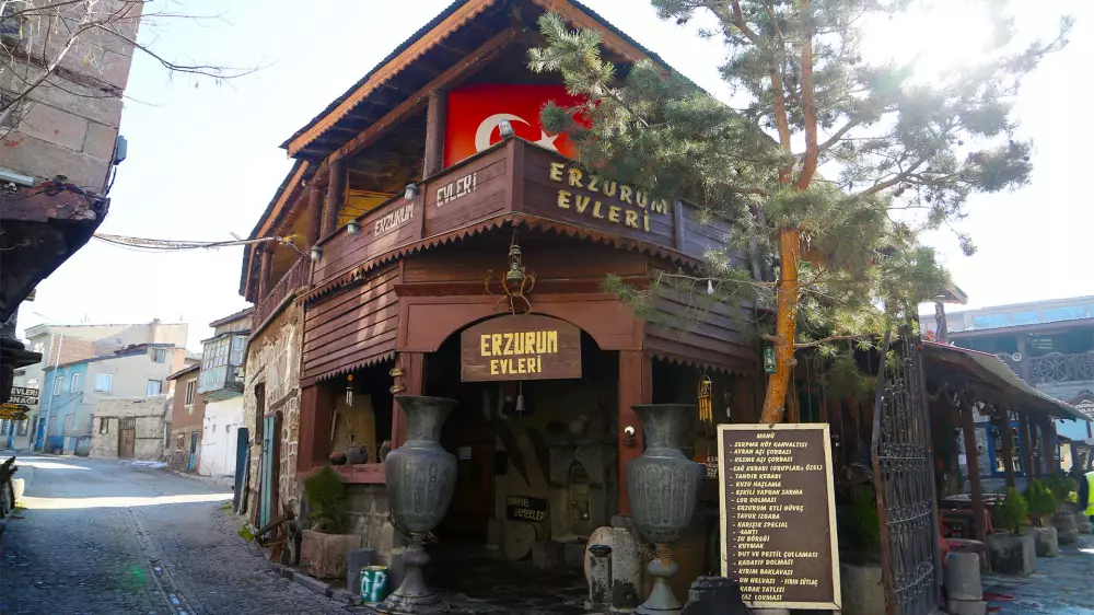 Historischen Erzurum Häuser