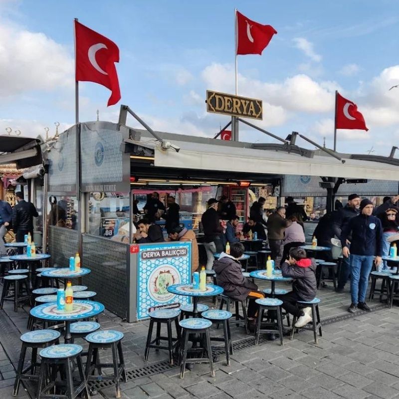 Tarihi Eminönü Derya Balıkçısı 1945