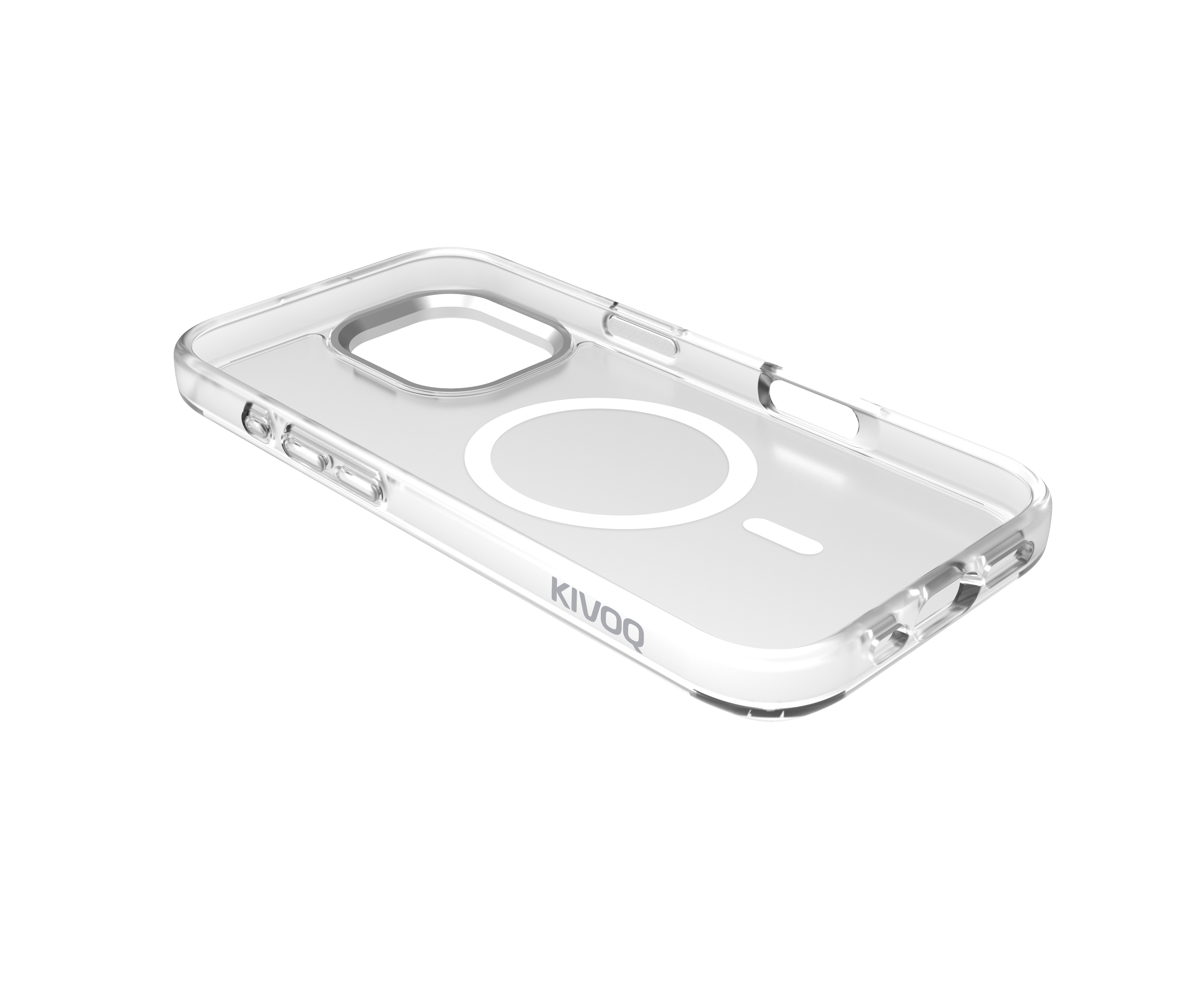Image of KIVOQ KlarMag Case TPU + PC Clear Magnetic Case | Lens Frame Stand | Military Grade Drop Resistance | ScratchResistant | Premium Ultra Thin | Hard PC Back variant