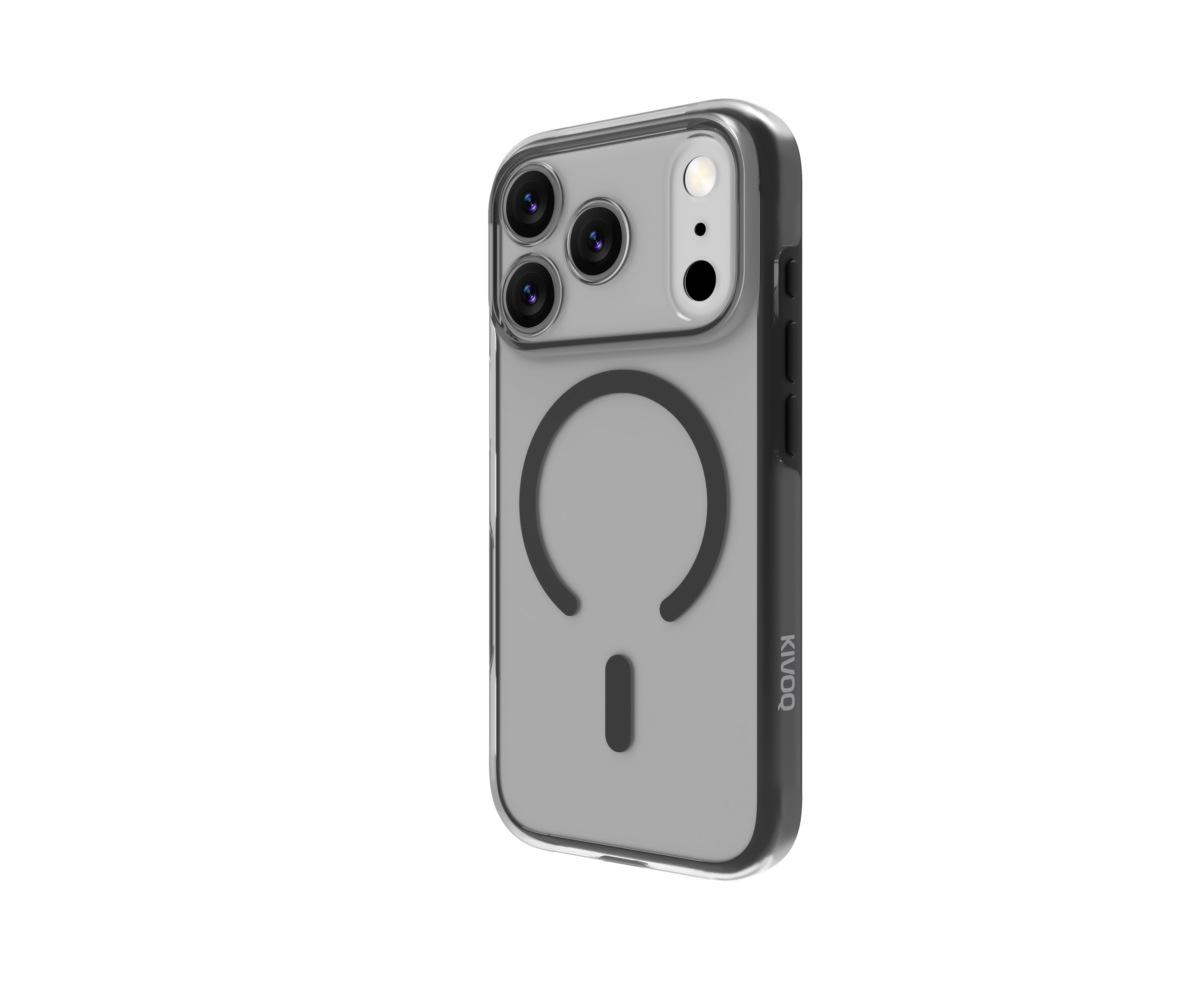 Image of KIVOQ SchwarzMag StealthCase Pro TPU + PC | Military Grade Strength | ScratchResistant | Smudge Free Finish | Durable Anti-Scratch | Raised Edge Protection variant