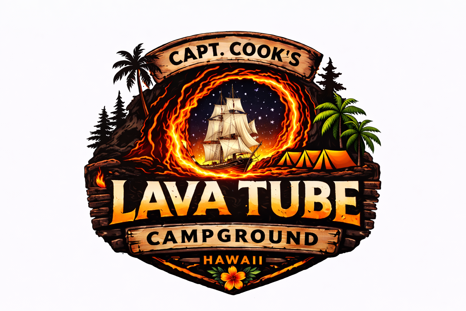 Capt. Cooks Lava Tube campground  - LGBTQ+ destination