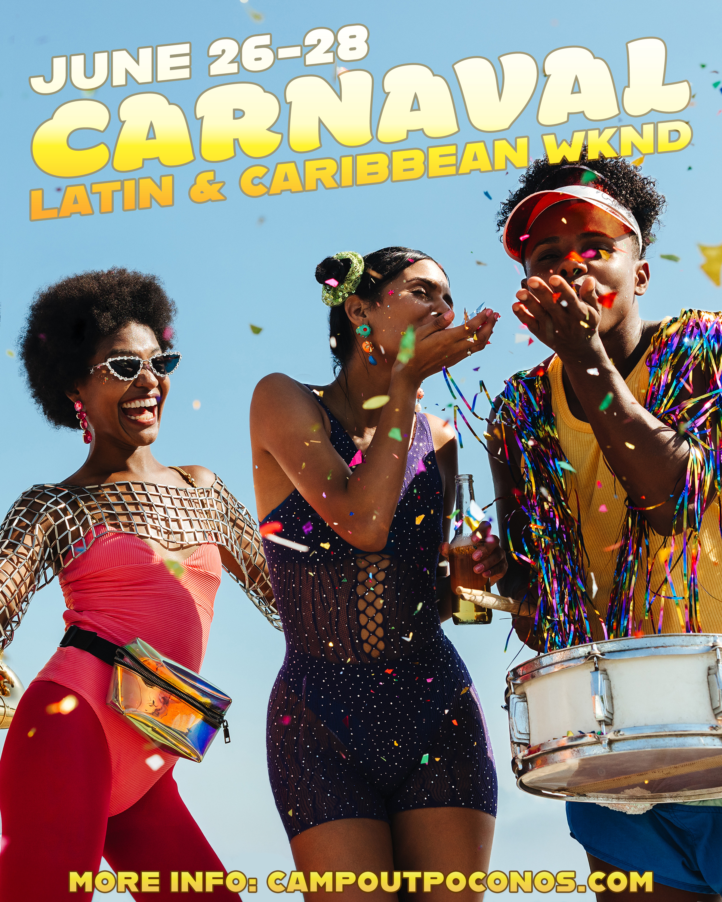 Carnaval – Latine & Caribbean Weekend at Camp OUT Poconos