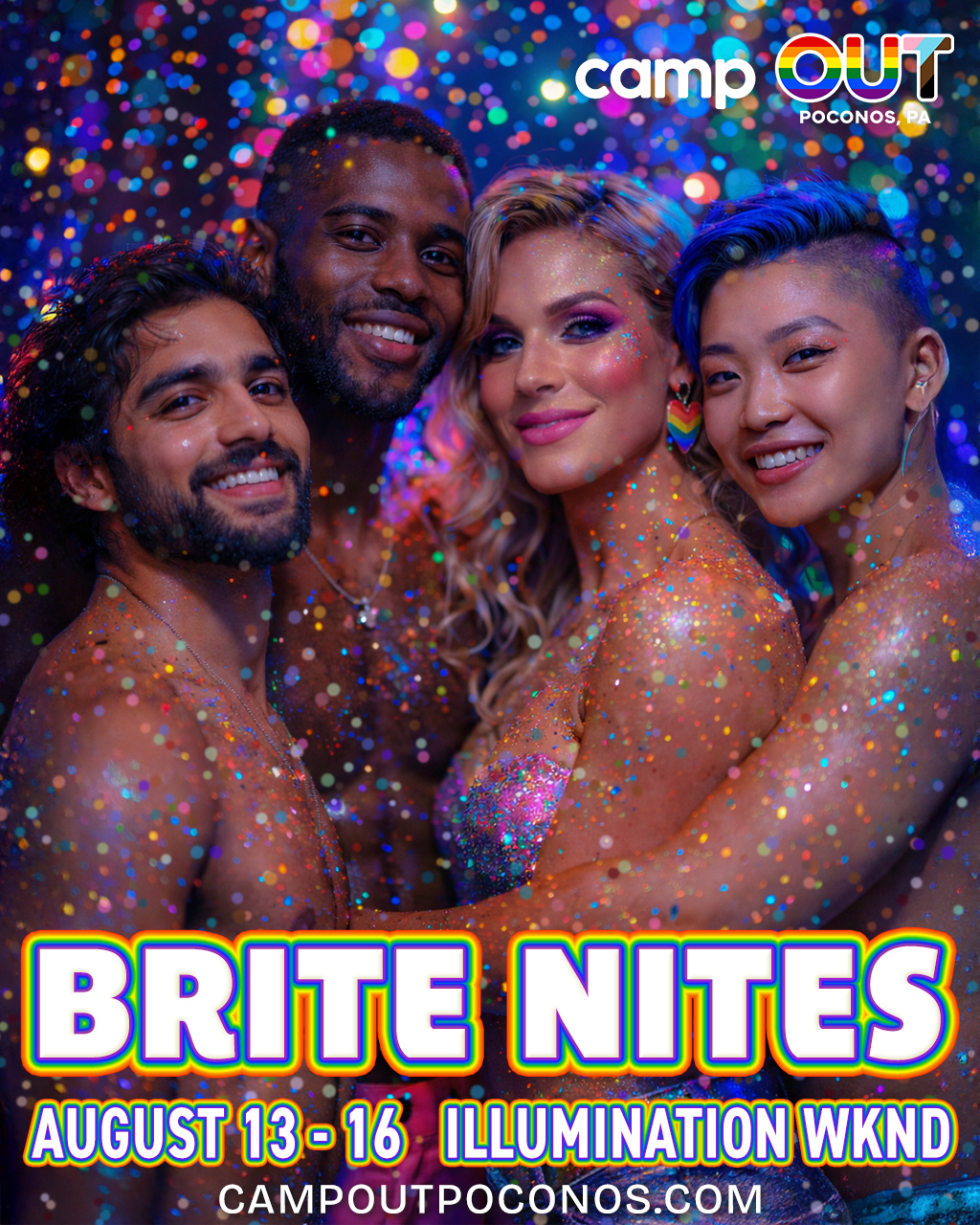 Brite Nites: Illumination Weekend at Camp OUT Poconos
