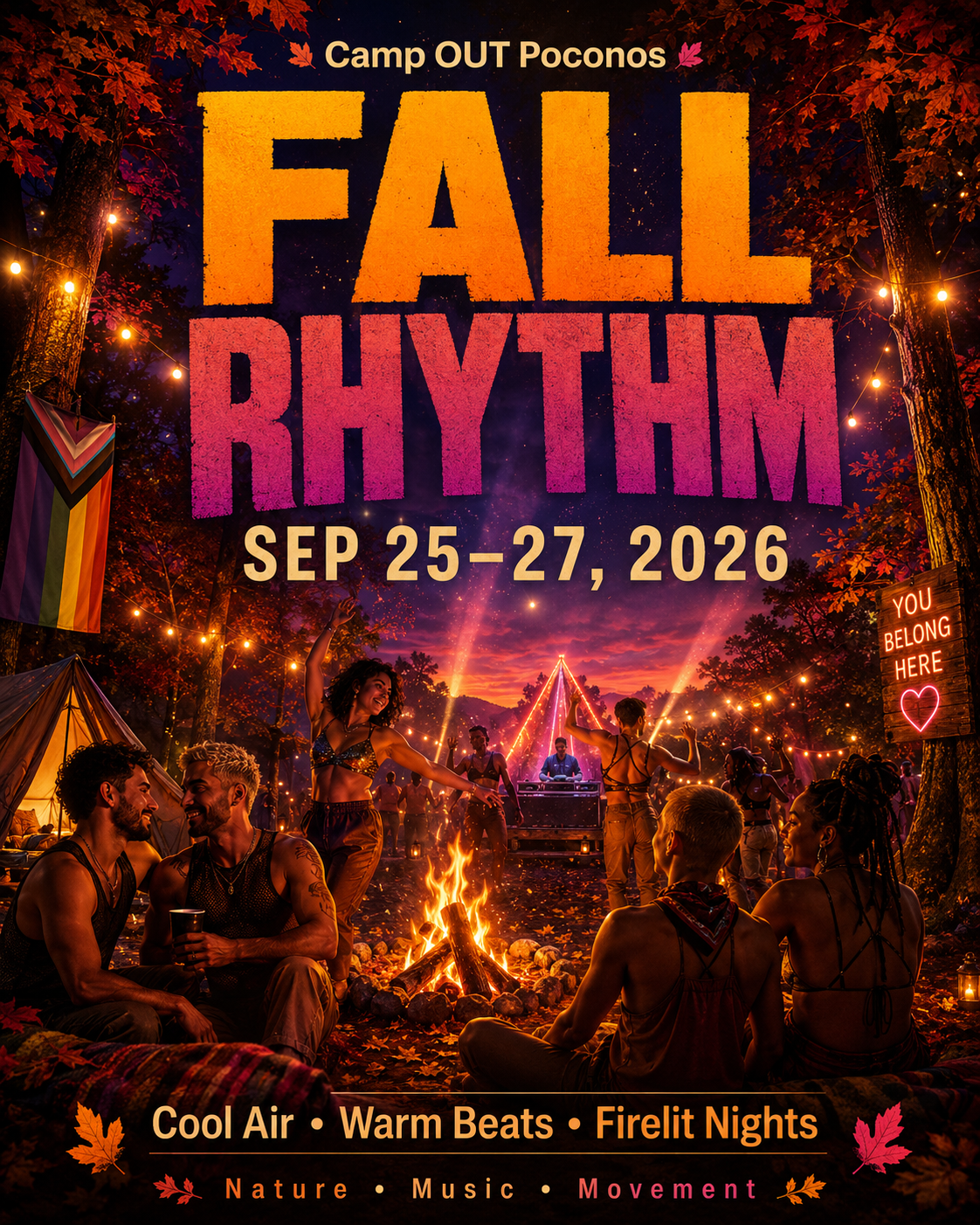 Autumn Rhythm at Camp OUT Poconos