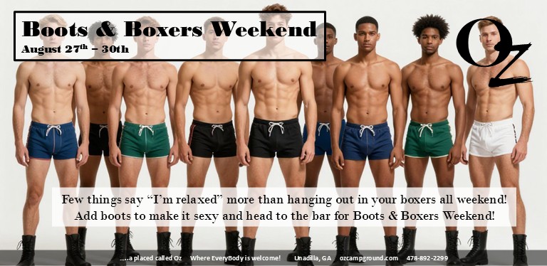 Boots & Boxers Weekend
