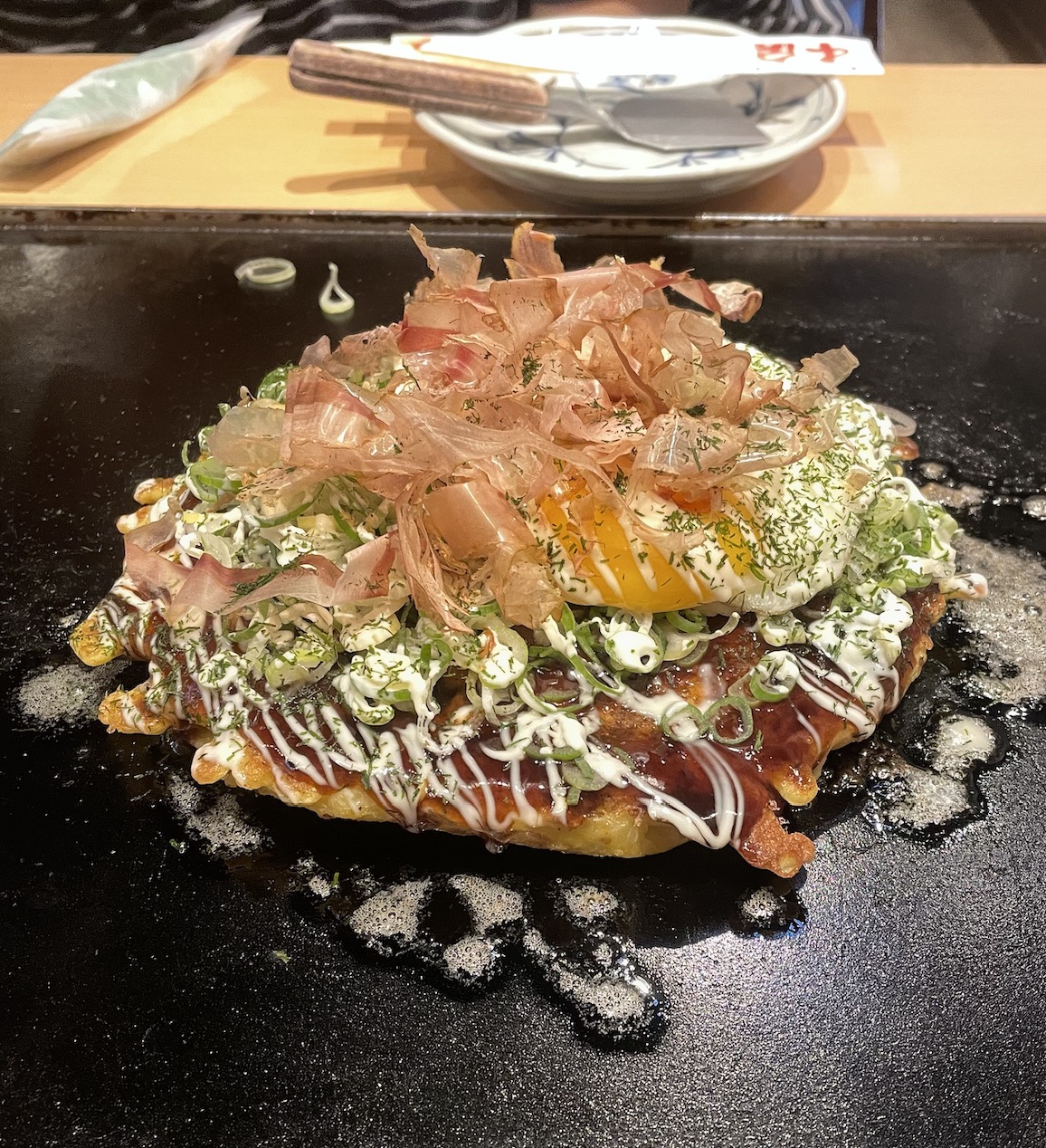 千房 道頓堀ビル店 - 道頓崛燒 加蔥花雞蛋