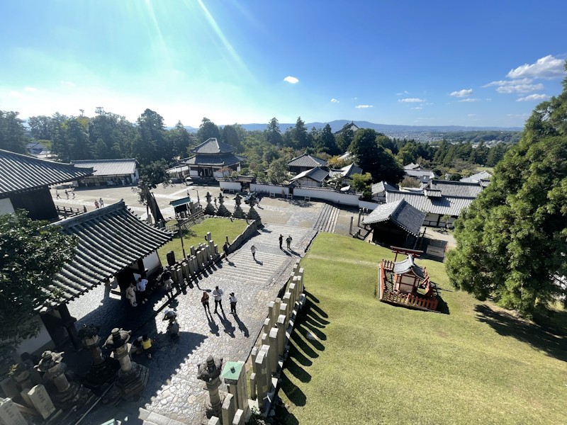東大寺二月堂 - 俯瞰的景色