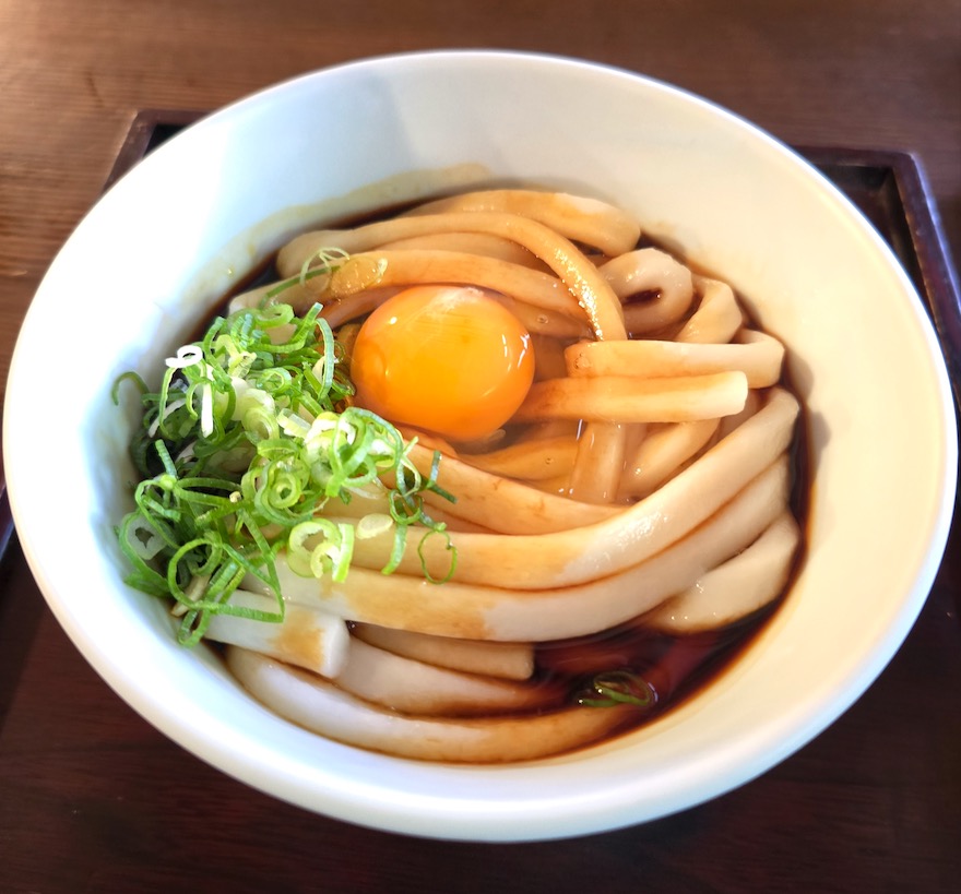 福助 - 月見伊勢烏龍麵