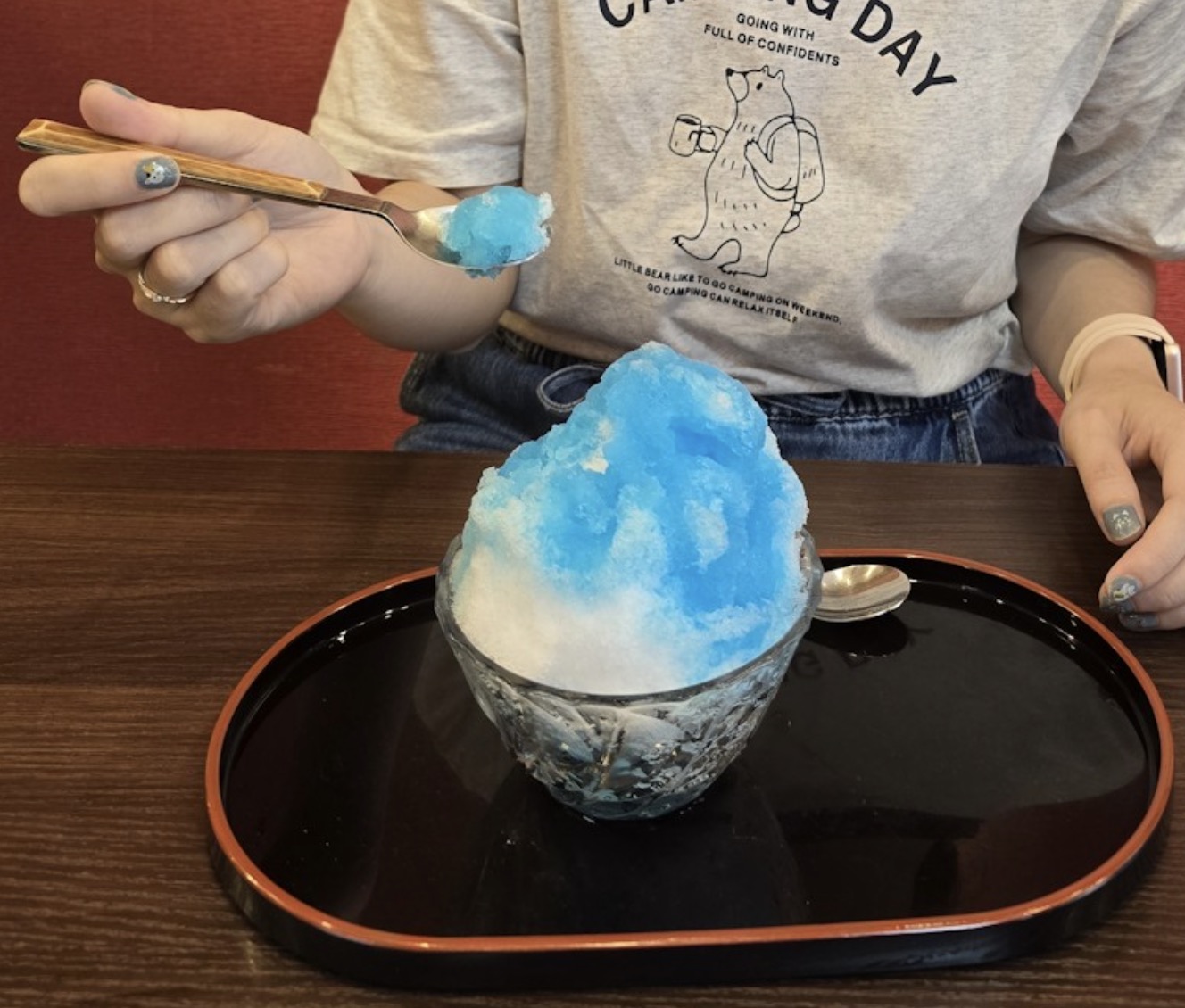 鎌倉いとこ 小町通り店 - 藍色夏威夷刨冰