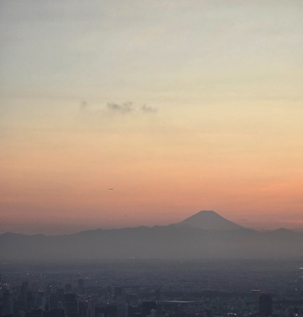 東京晴空塔 - 富士山剪影