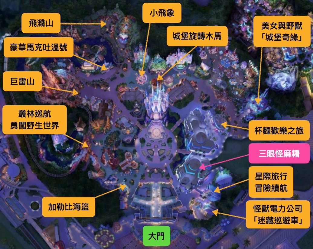 東京迪士尼樂園 - 地圖