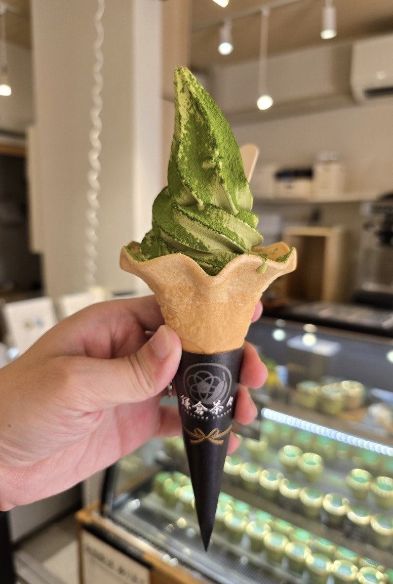 鎌倉茶々 小町通り店 - 淡抹茶冰淇淋