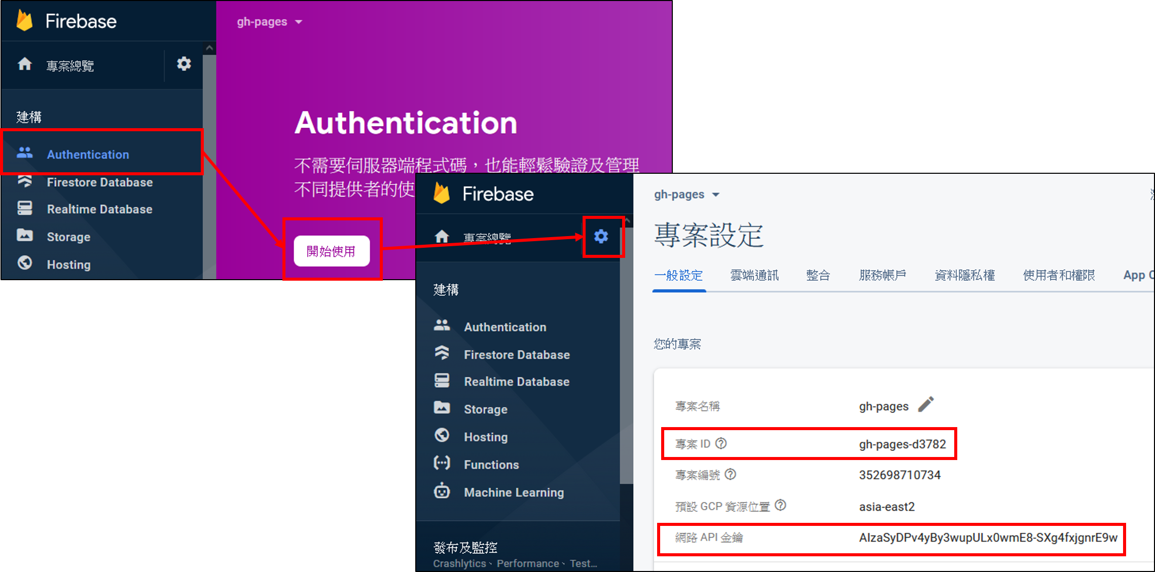 啟用 Authentication
