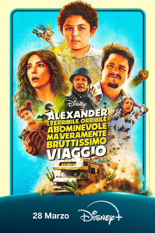 Locandina di Alexander e il terribile, orribile, abominevole ma veramente bruttissimo viaggio (2025)