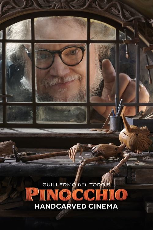 Locandina di Pinocchio di Guillermo del Toro: cinema scolpito a mano (2022)