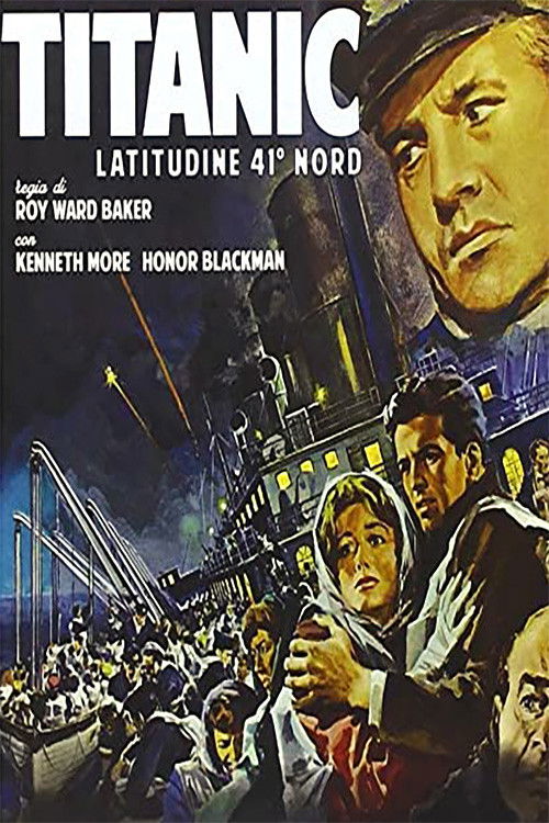 Locandina di Titanic, latitudine 41 nord (1958)