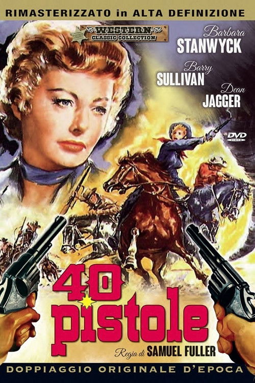Locandina di 40 pistole (1957)
