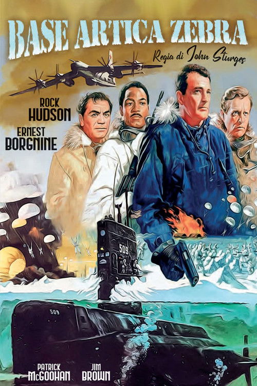 Locandina di Base artica Zebra (1968)