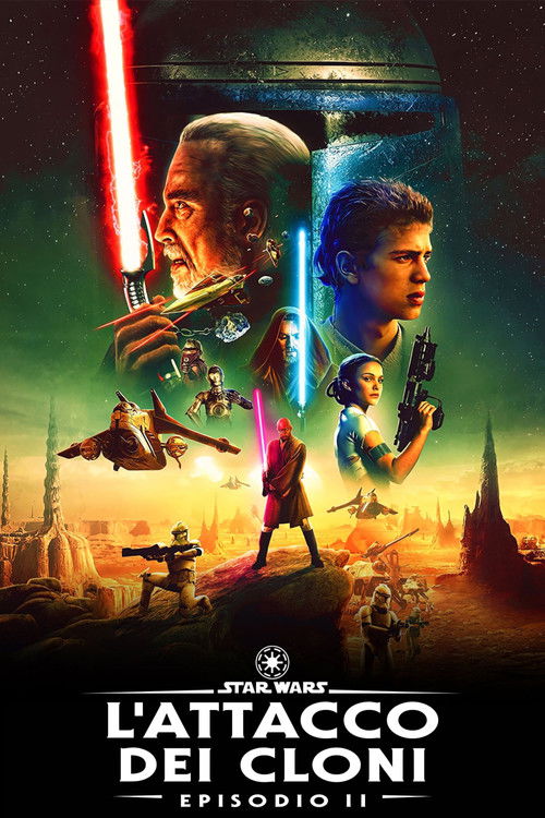 Locandina di Star Wars: Episodio II - L'attacco dei cloni (2002)