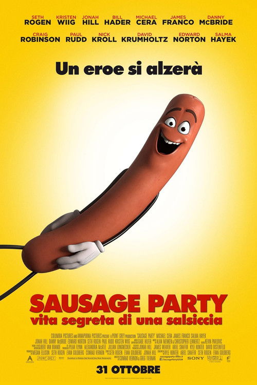 Locandina di Sausage Party - Vita segreta di una salsiccia (2016)