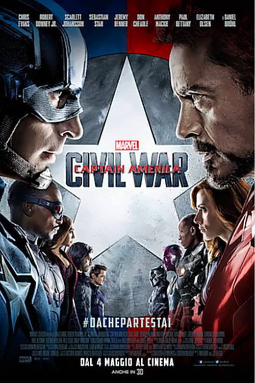 Locandina di Captain America: Civil War (2016)