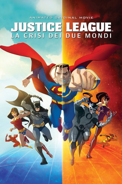 Locandina di Justice League: La crisi dei due mondi (2010)