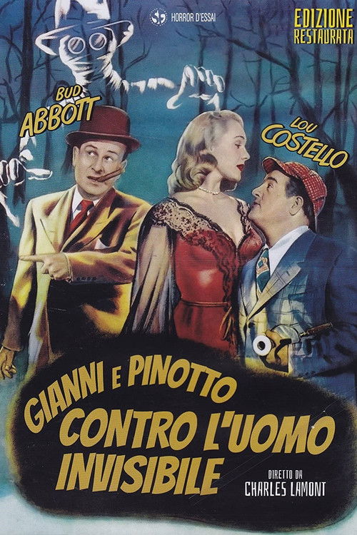Locandina di Gianni e Pinotto contro l'uomo invisibile (1951)