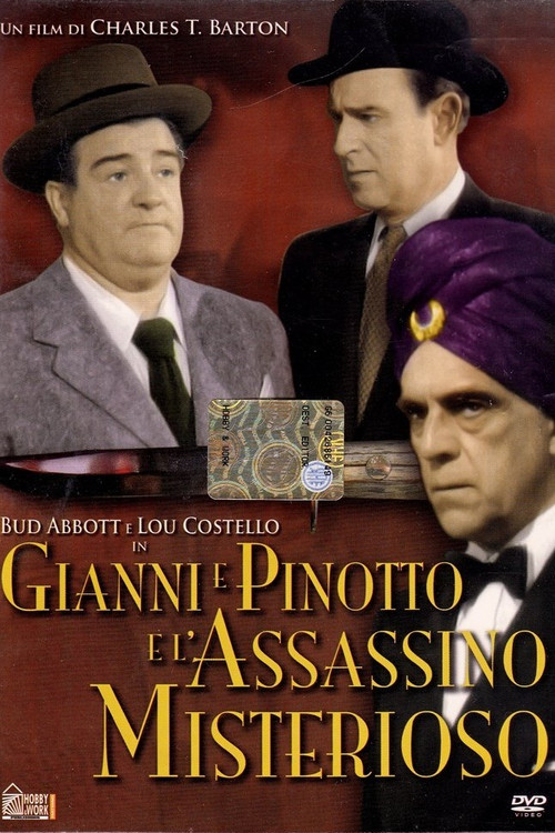 Locandina di Gianni e Pinotto e l'assassino misterioso (1949)