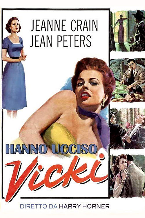 Locandina di Hanno ucciso Vicki (1953)