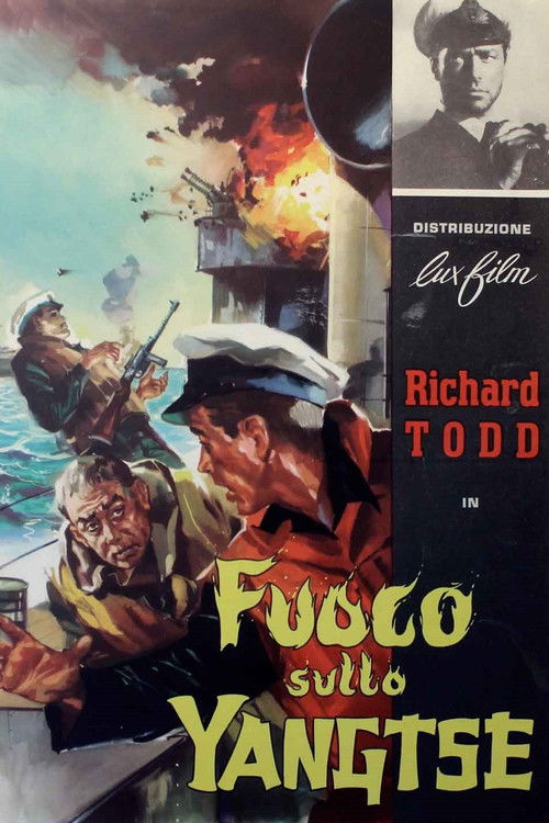 Locandina di Fuoco sullo Yangtse (1957)