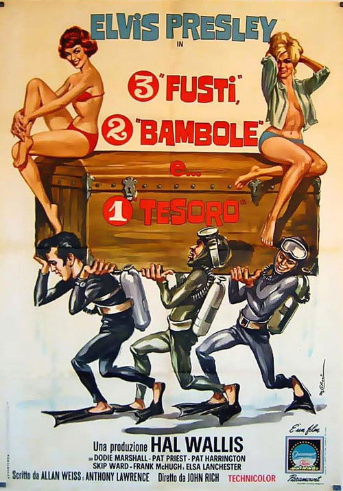 Locandina di 3 fusti, 2 bambole e... 1 tesoro (1967)