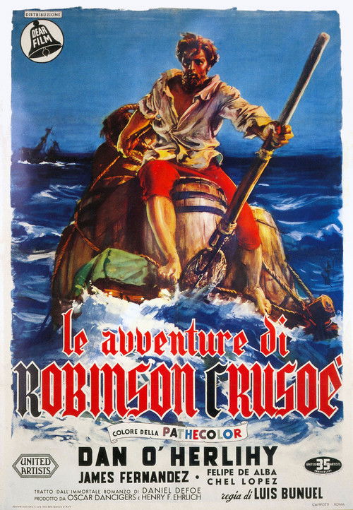 Locandina di Le avventure di Robinson Crusoe (1954)