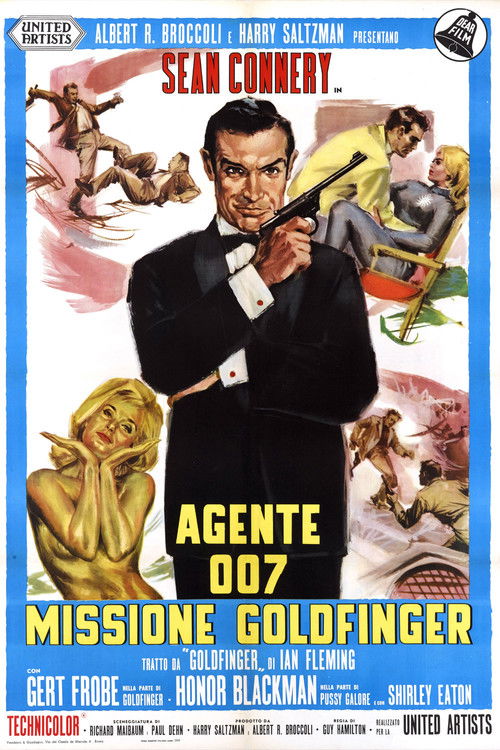 Locandina di Agente 007 - Missione Goldfinger (1964)