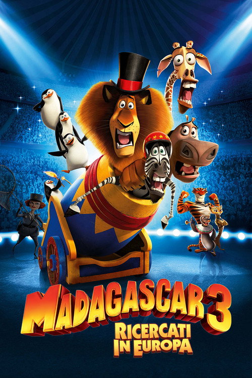 Locandina di Madagascar 3 - Ricercati in Europa (2012)