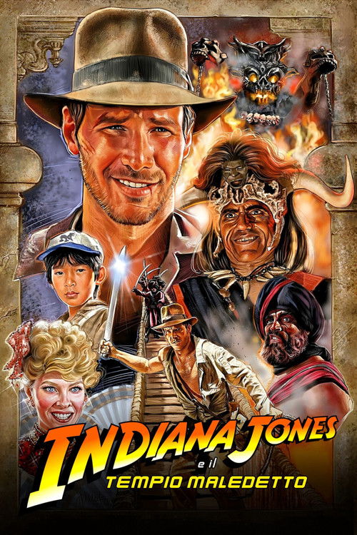 Locandina di Indiana Jones e il tempio maledetto (1984)