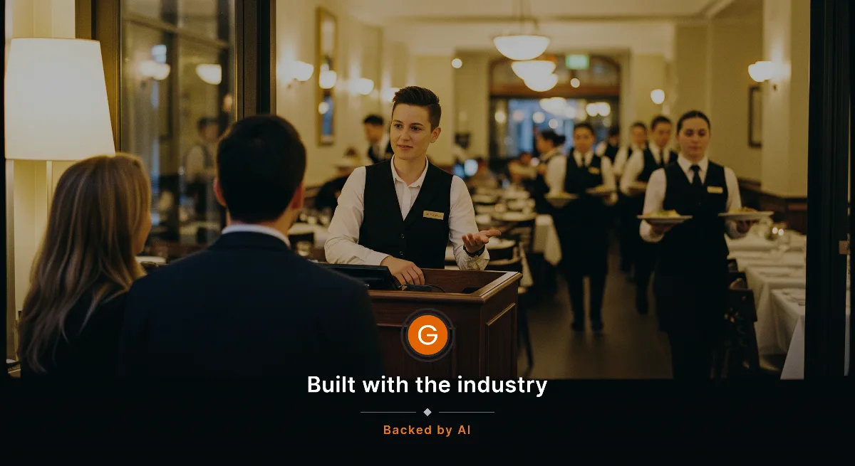 AI-generated image for the article "If the internet describes your restaurant badly, the floor pays for it".