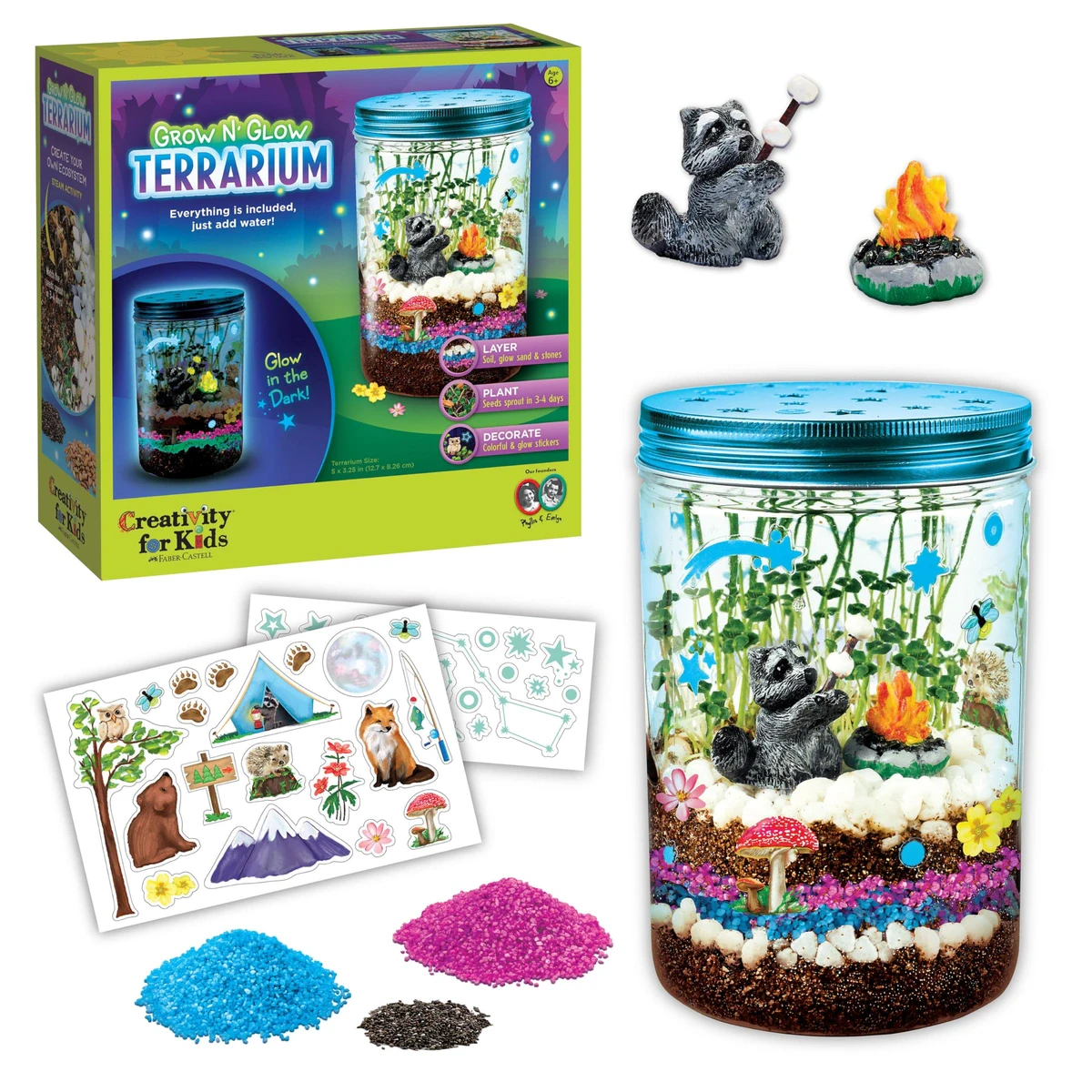 Creativity for Kids Grow 'N Glow Terrarium Kit