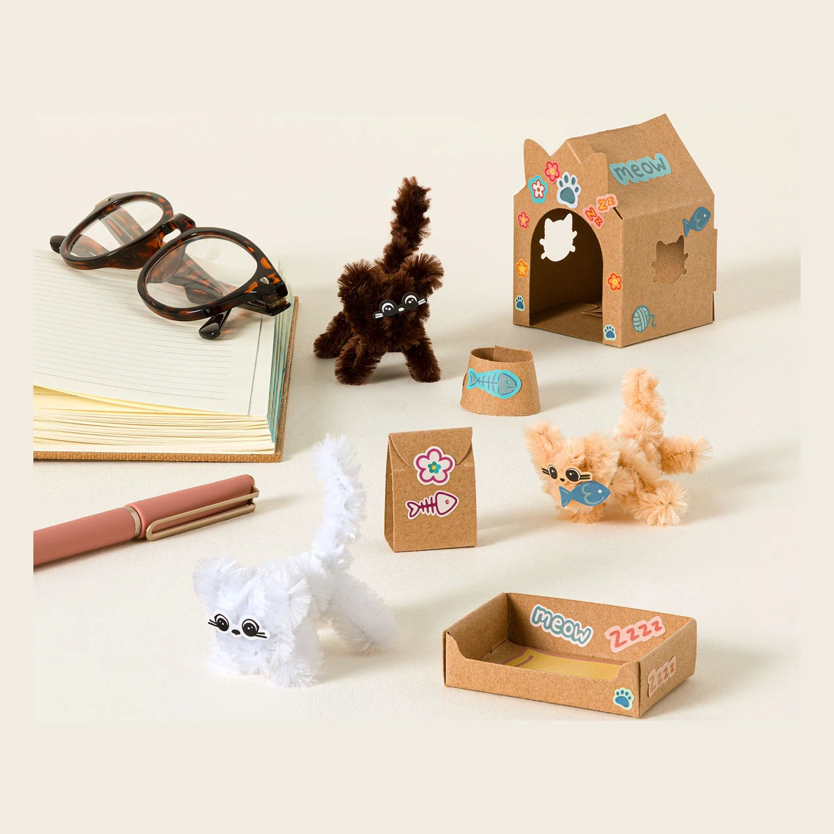 DIY Furry Desk Friends Kit