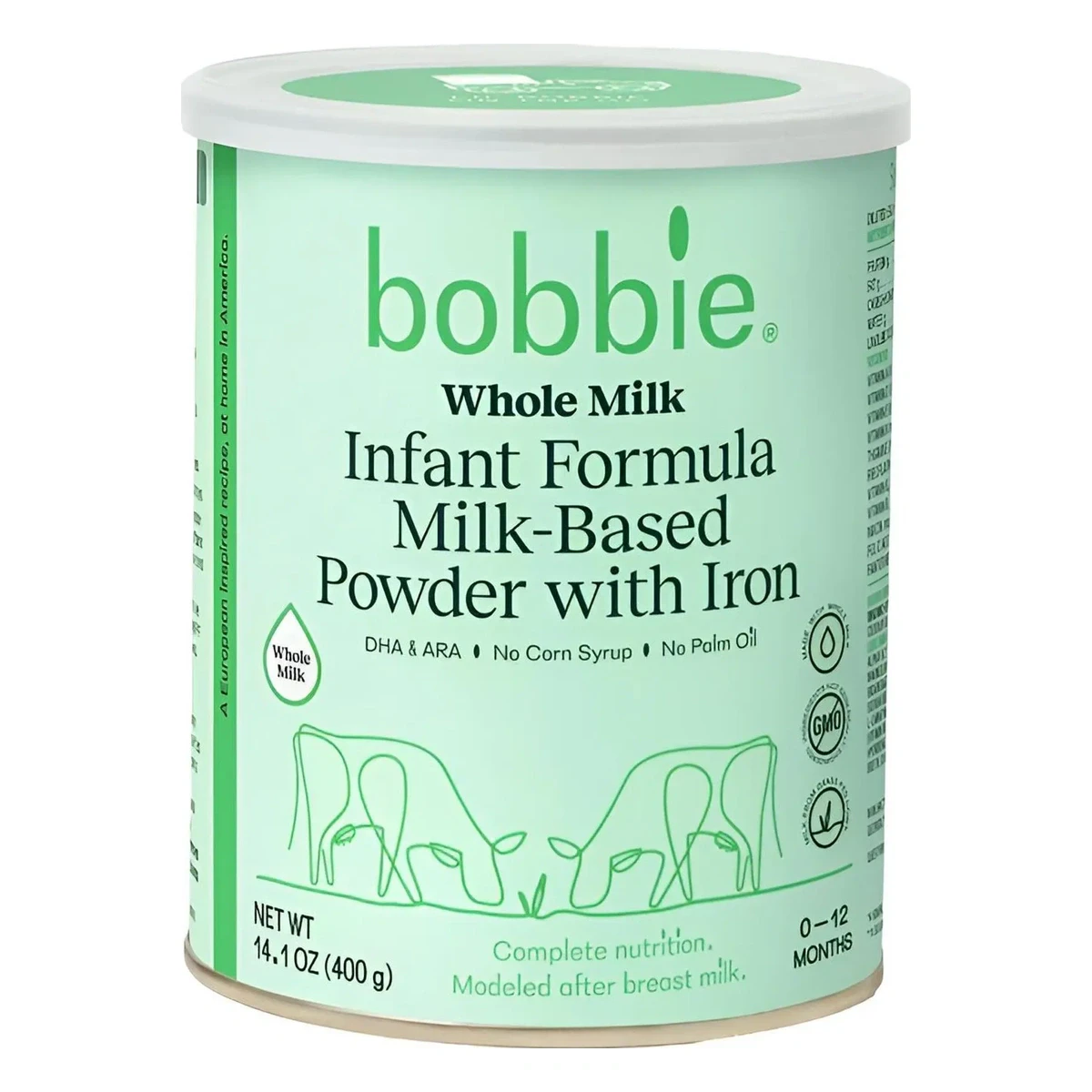 Bobbie Grass-Fed Whole Milk Infant Formula
